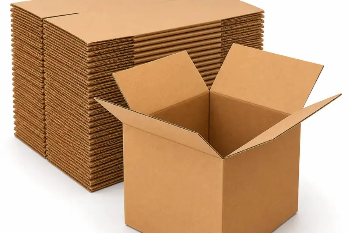 Cardboard boxes and packing supplies for moving